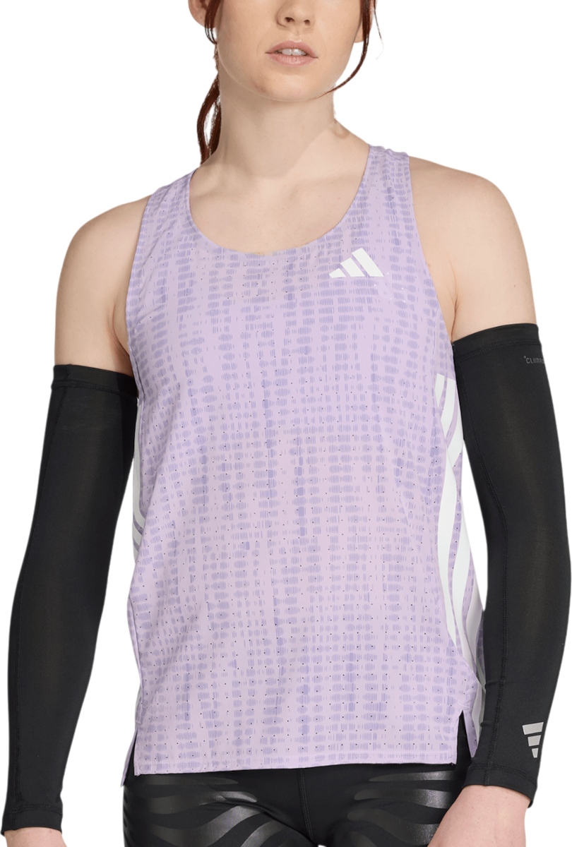 Tielko adidas Originals Adizero Running Tank Top Fialová | jv7157