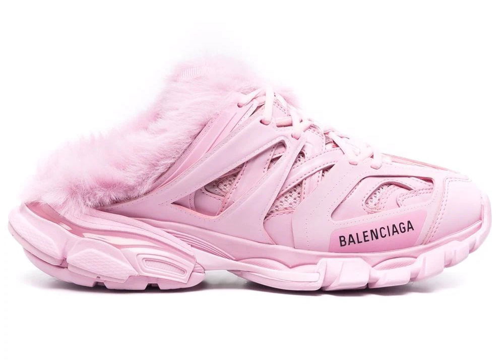 Tenisky a topánky Balenciaga Track Mule "Pink/Faux Fur" W Ružová | 688676W3CQ85000, 0