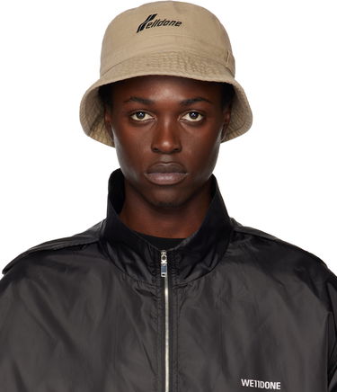 Klobúk We11done Washed Logo Bucket Hat Béžová | WD-AH3-22-426-U-BG, 0