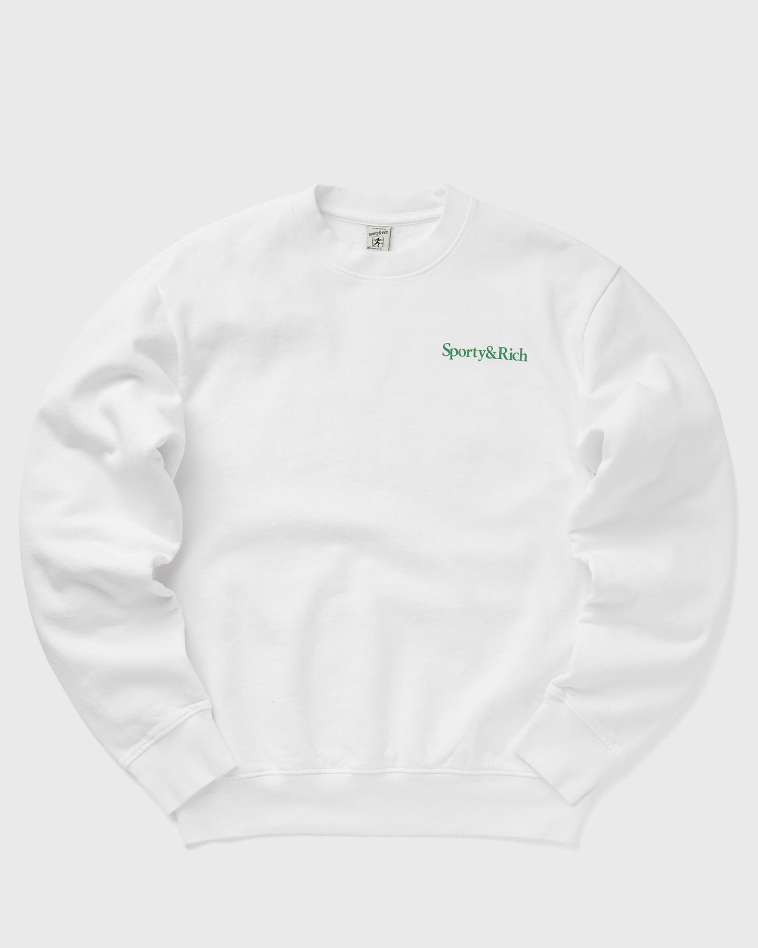 Mikina Sporty & Rich Drink More Water Crewneck Biela | WS067S405DW, 0