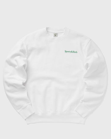 Mikina Sporty & Rich Drink More Water Crewneck Biela | WS067S405DW, 0
