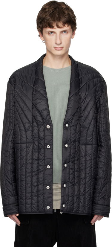 Prešívaná bunda Rick Owens Concordians Long Sleeve Quilted Liner Down Jacket Čierna | RU02E1755 NPT1, 0