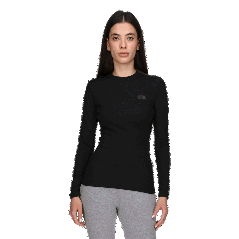 Tričko The North Face Easy Long Sleeve Crew Neck Top Čierna | NF0A8C00JK31