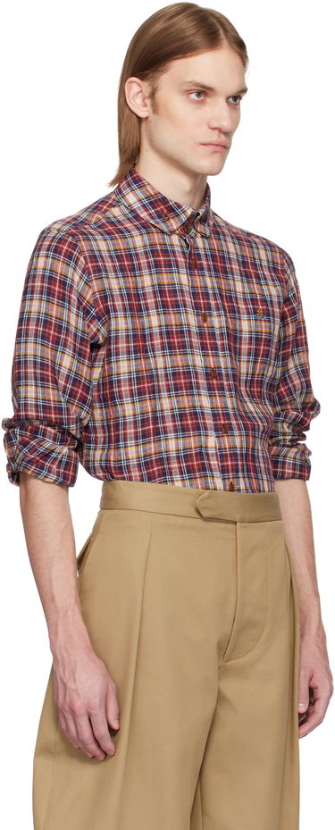 Košeľa Vivienne Westwood Vivienne Westwood Krall Two Button Plaid Shirt Rôznofarebný | 24010005-W013R-, 1