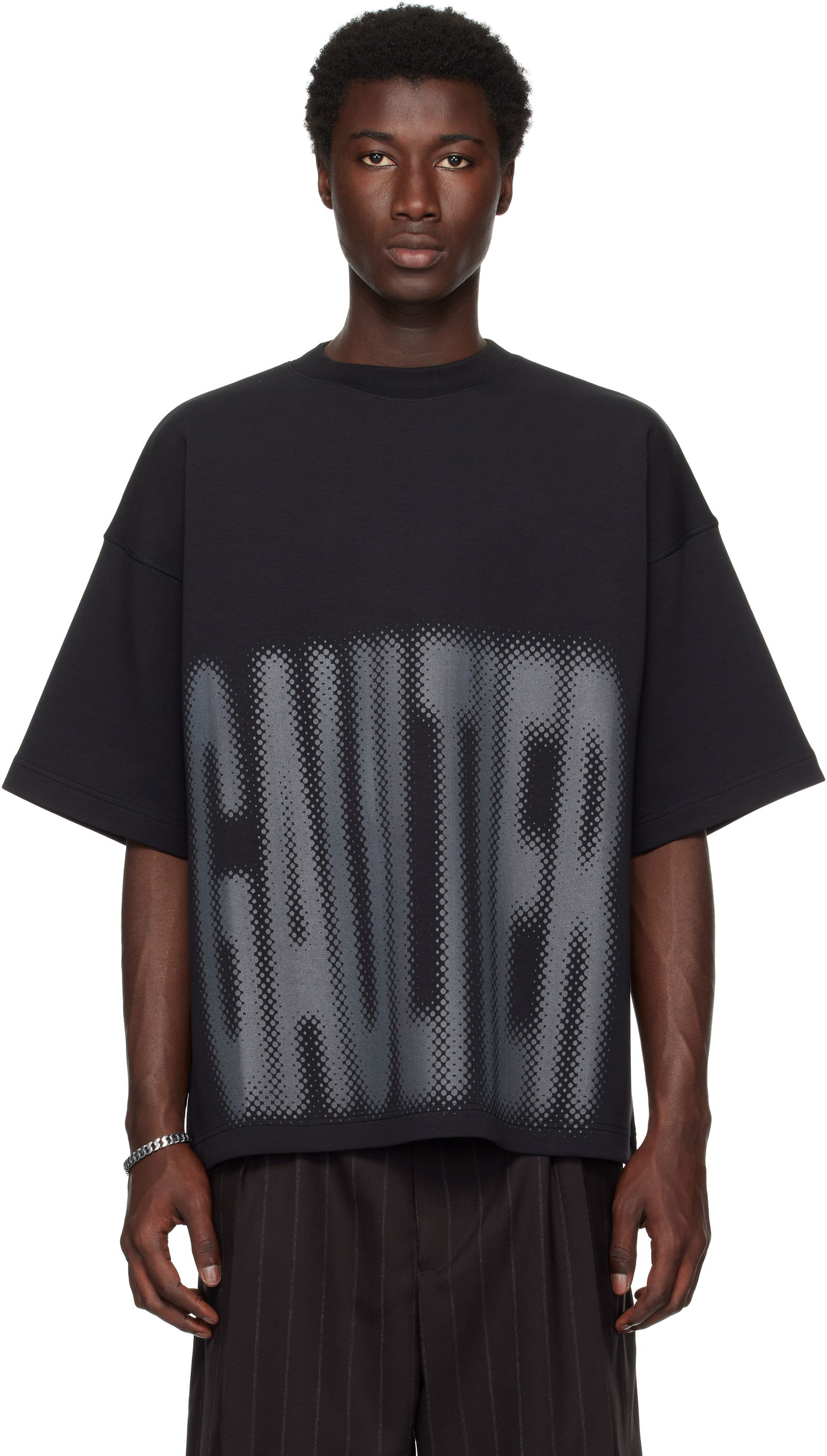 Tričko Jean Paul Gaultier Jean Paul Gaultier 'The Gaultier' Boxy T-Shirt Čierna | 25/03-W-TO297-J004-0004, 0