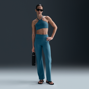 Podprsenka Nike One Keyhole Light-Support Padded High-Neck Sports Bra Tyrkysová | HJ3726-006, 3