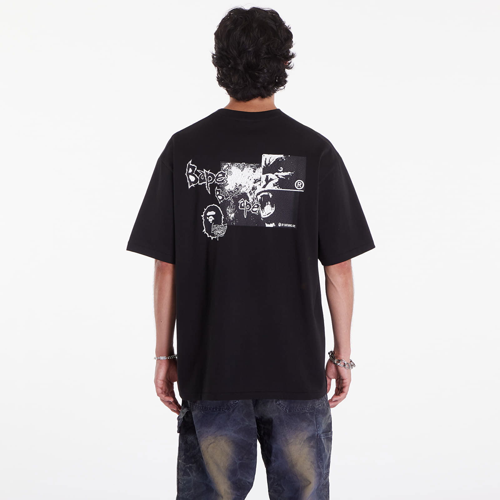 A BATHING APE Mad Ape Graphic Logo Relaxed Fit Tee