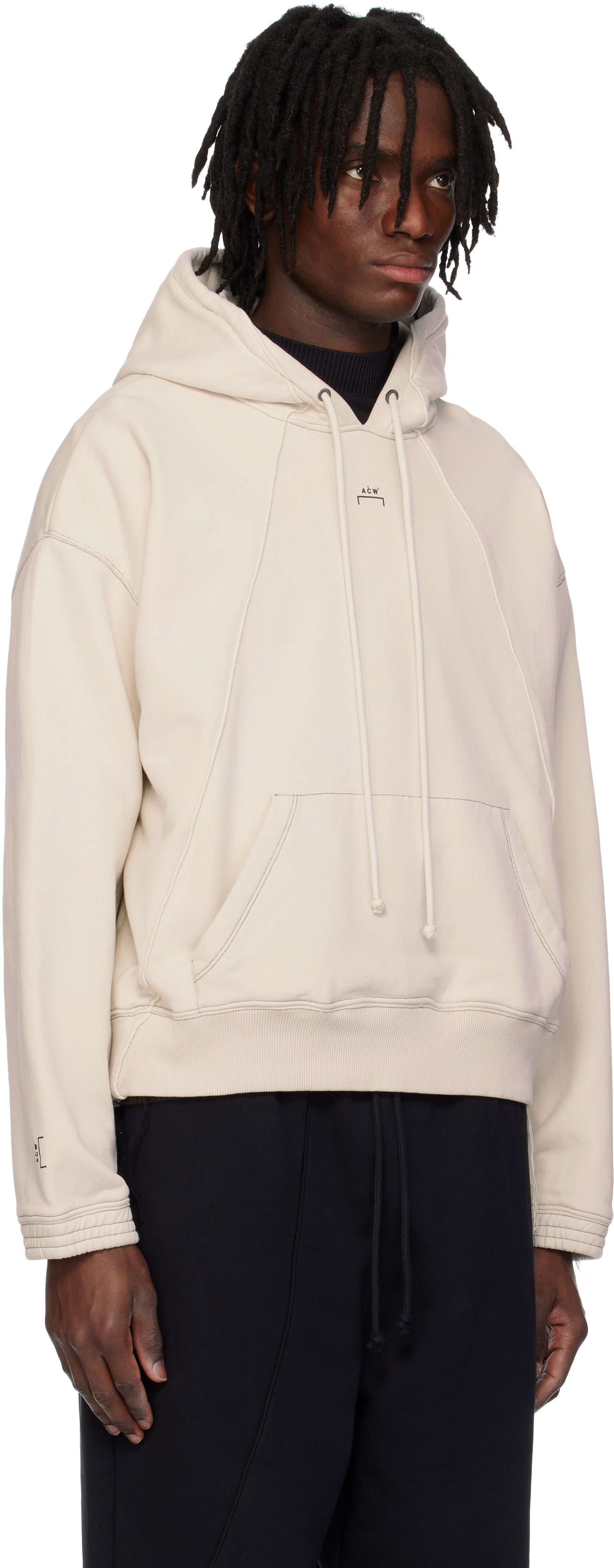 Mikina A-COLD-WALL* A-COLD-WALL* Millbank Hoodie Béžová | ACWMW197, 1