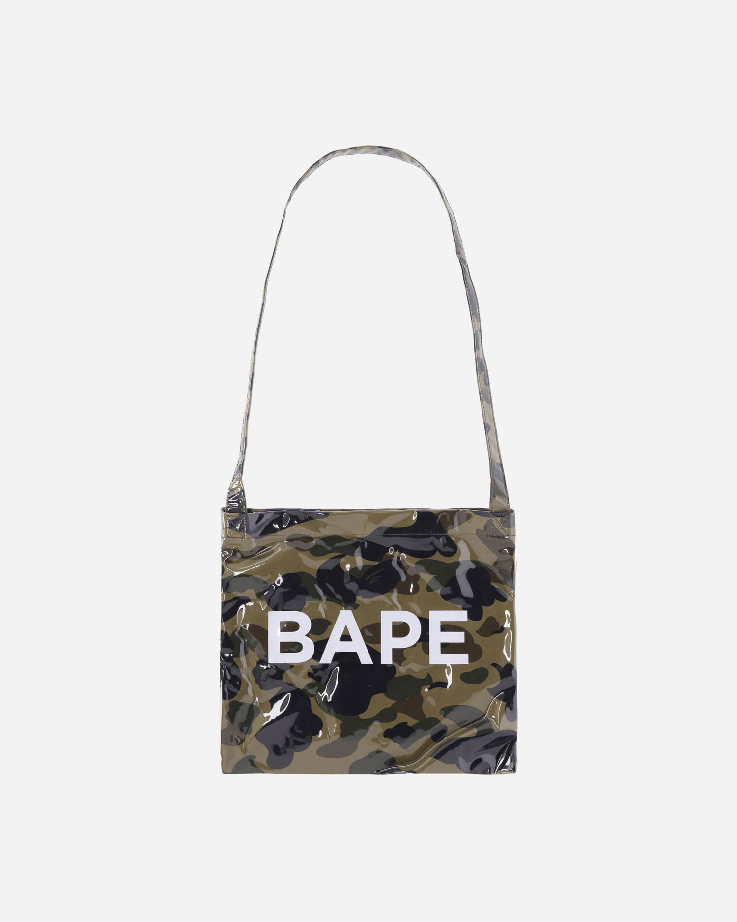Taška cez rameno BAPE 1st Camo Shoulder Bag Zelené | 1F80182024 001, 1