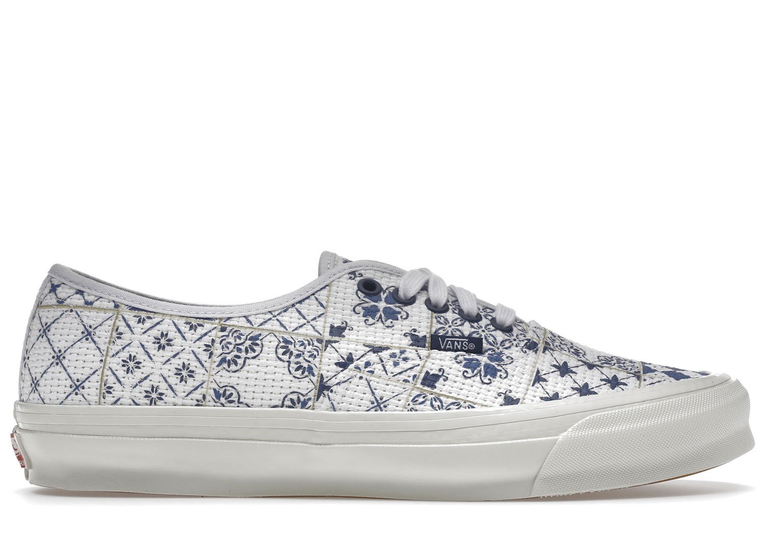 Tenisky a topánky Vans OG Authentic LX Kith Azulejo Tile Biela | VN0A4BV9WHT, 0