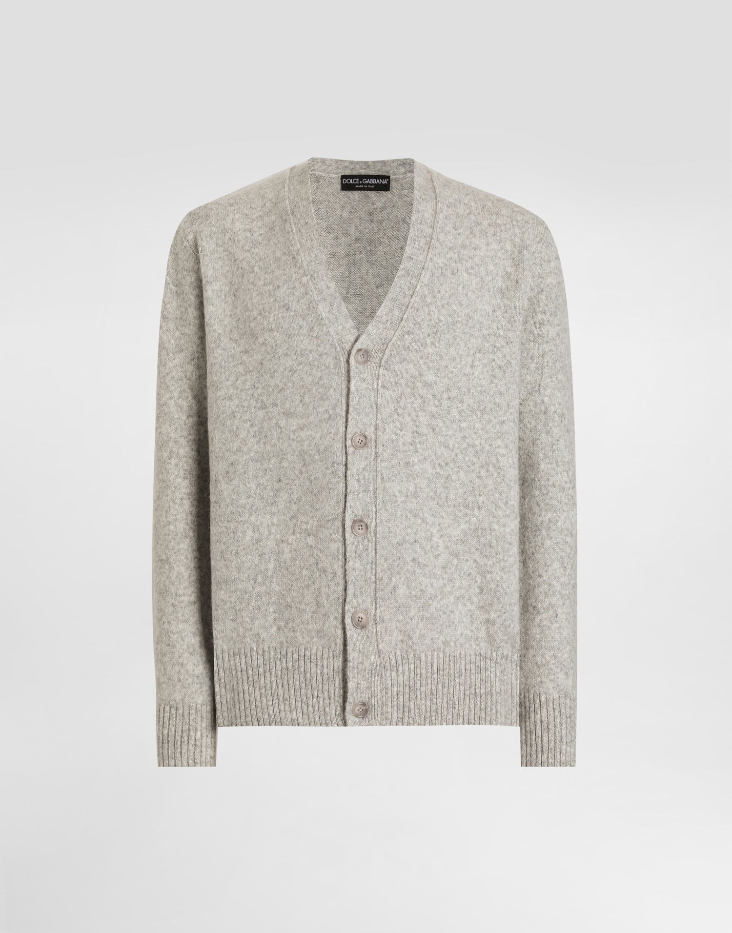 Sveter Dolce & Gabbana Dolce & Gabbana Buttoned Cardigan Šedá | GXV76TJFMIMN0038, 0