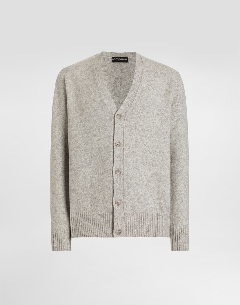 Sveter Dolce & Gabbana Dolce & Gabbana Buttoned Cardigan Šedá | GXV76TJFMIMN0038