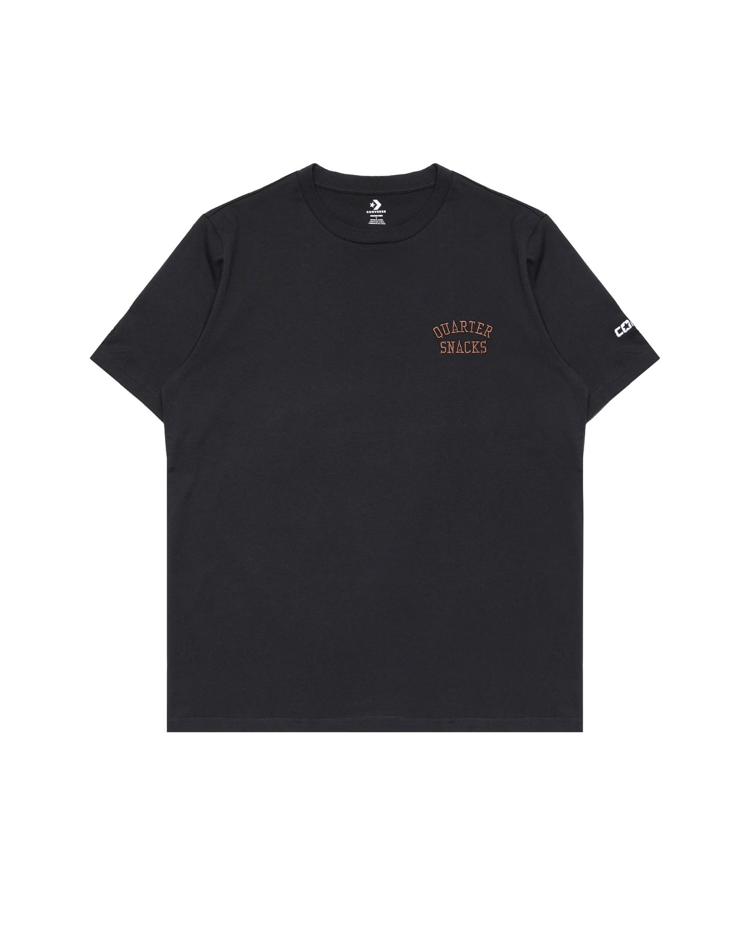 Tričko Converse QUARTERSNACKS x TEE Čierna | 10026954-A01, 0