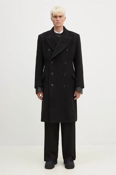 Kabáty Martine Rose Double Breasted Shirt Overcoat Čierna | 325WT07001, 0