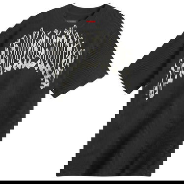 Tričko Pleasures Pleasures Twitch Waffle T-Shirt, Size Small Čierna | P25SP024-BLK, 0