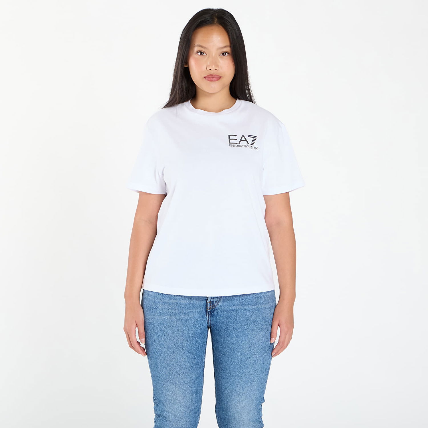 Tričko Emporio Armani EA7 Emporio Armani Train Logo Series T-Shirt Biela | 7W000725AF12957U0002, 0