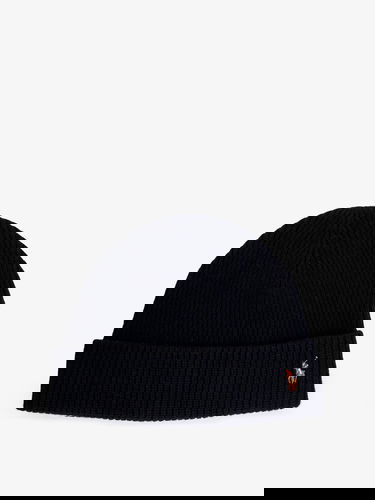 Kulicha Polo by Ralph Lauren Cable Knit Beanie Čierna | 449959337001, 0