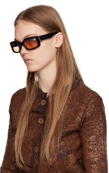 Slnečné okuliare Port Tanger Black Addis Square Sunglasses Čierna | PT-3802, 3