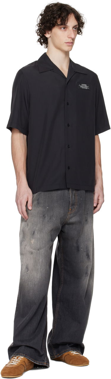 Košeľa AMIRI Amiri 'Amiri Spirit' Bowling Shirt Čierna | AMSTCA1148, 3