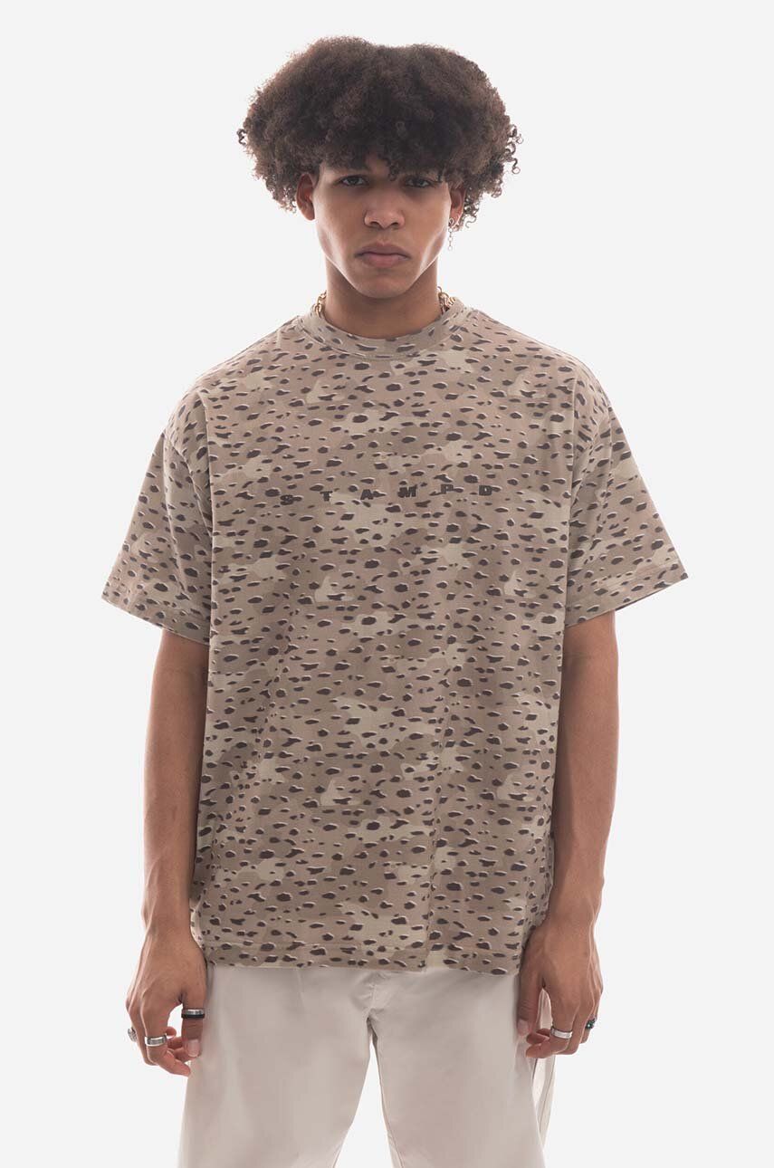 Tričko Stampd T-Shirt Camo Leopard Print Hnedá | SLA.M3129TE, 0