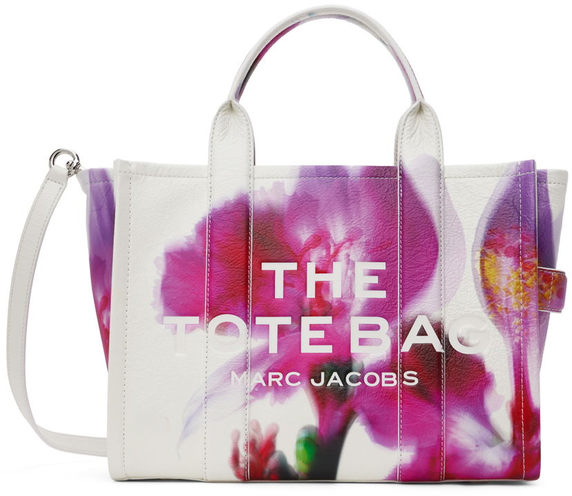 Tote bag Marc Jacobs Marc Jacobs The Tote Bag Future Floral Leather Medium Rôznofarebný | 2P4HTT052H02
