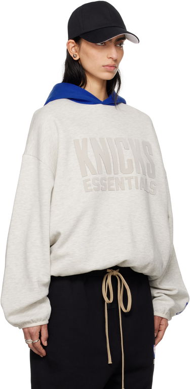 Mikina Fear of God Fear of God Essentials New York Knicks Pull Over Hoodie XL Šedá | 192AL246301F, 2