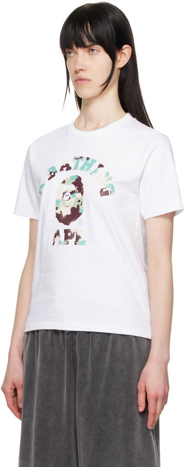 Tričko BAPE Map Camo College T-Shirt Biela | 001TEL302069L, 3