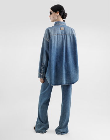 Košeľa Dolce & Gabbana Dolce & Gabbana Oversize Denim Shirt Modrá | F5T15DG8MM1S9001, 2