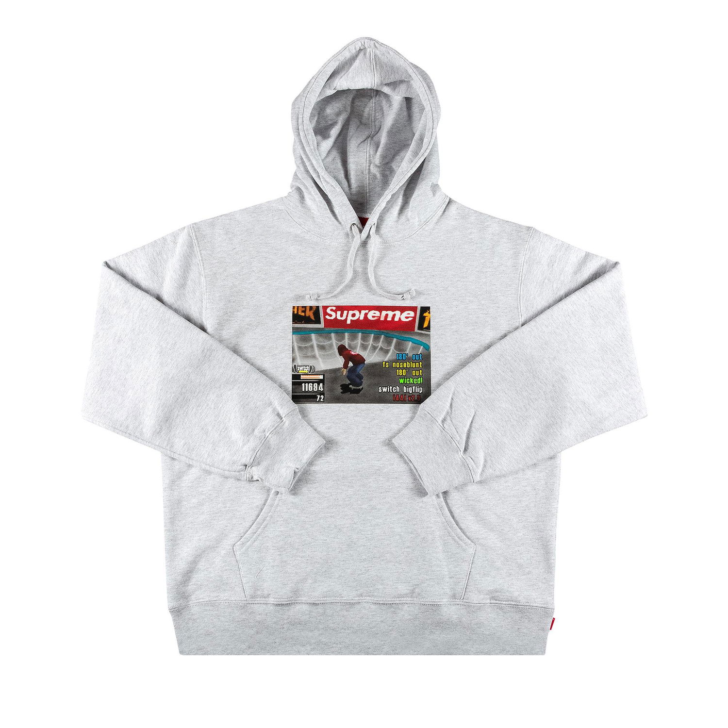 Mikina Supreme Thrasher x Hooded Sweatshirt Šedá | FW21SW98 ASH GREY, 1