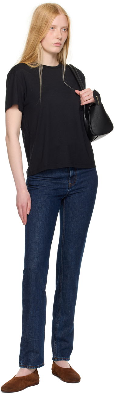 Tričko TOTEME TOTEME Classic T-Shirt Čierna | 252-WRT0529-FB0419, 3