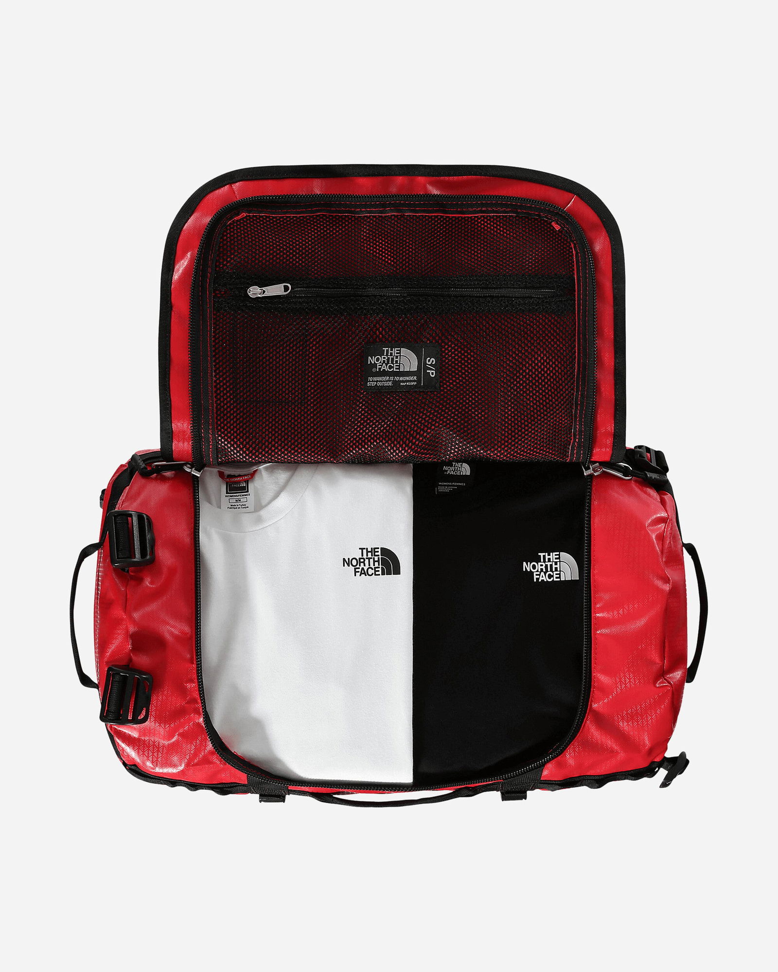 Small Base Camp Duffel Bag Red