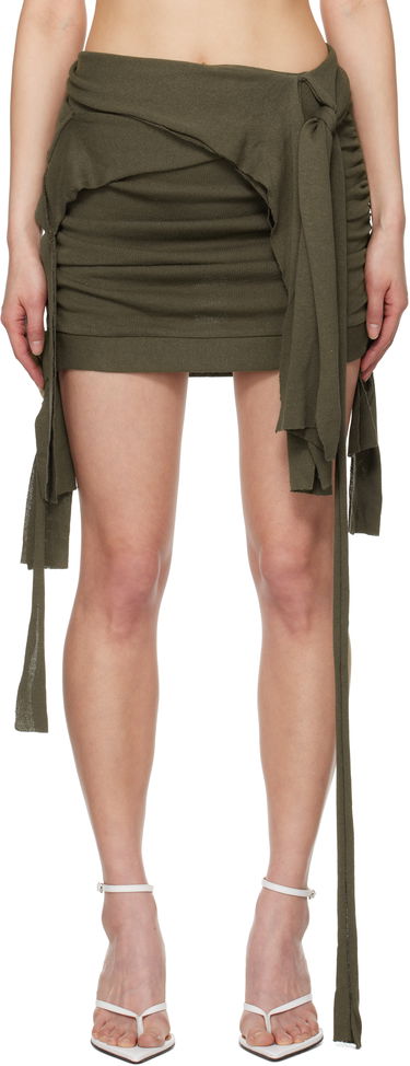 Sukňa Ottolinger Ottolinger Drape Lounge Miniskirt Zelené | 10530020601, 0