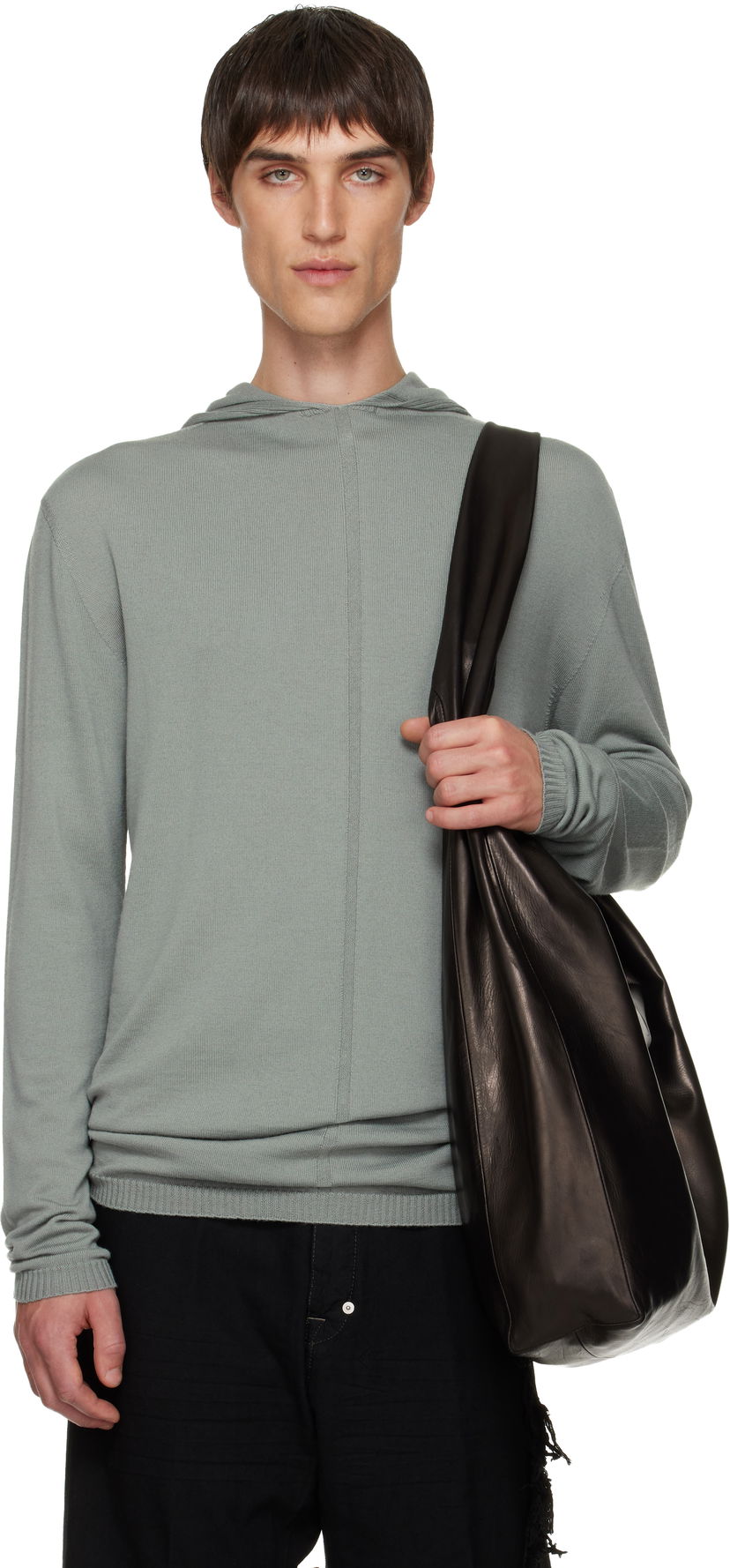 Mikina Rick Owens Concordians Oversized Hoodie Tyrkysová | RU02E1613 M