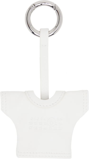 Kľúčenka Maison Margiela MM6 Maison Margiela T-Shirt Shaped Keychain Biela | SA6UA0006 P8335, 0