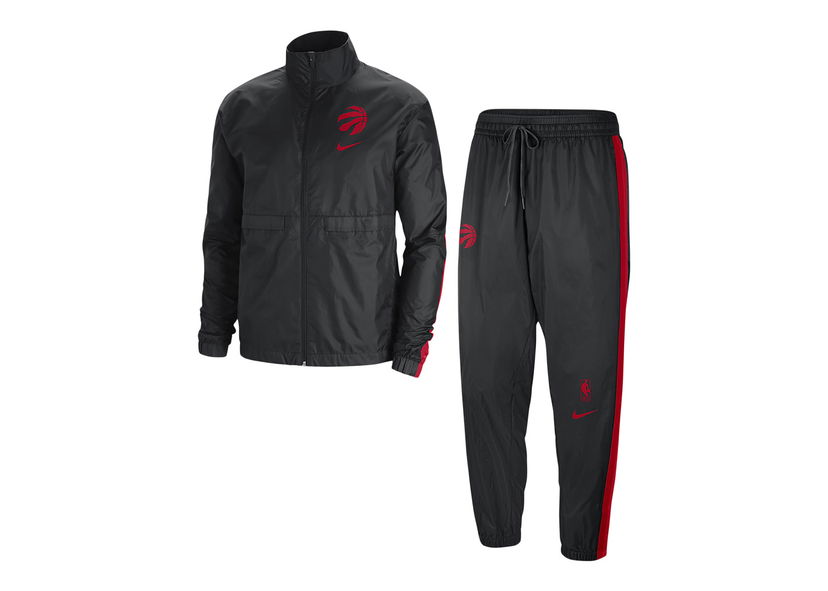 Súprava Nike NBA Toronto Raptors Courtside Tracksuit Black/University Red Čierna | DN8861-010