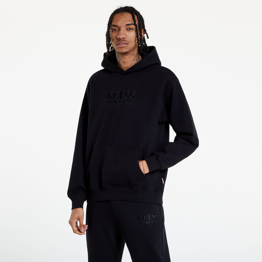 Mikina GUESS Hooded Sweatshirt Čierna | M1RQ06K9YH6, 0