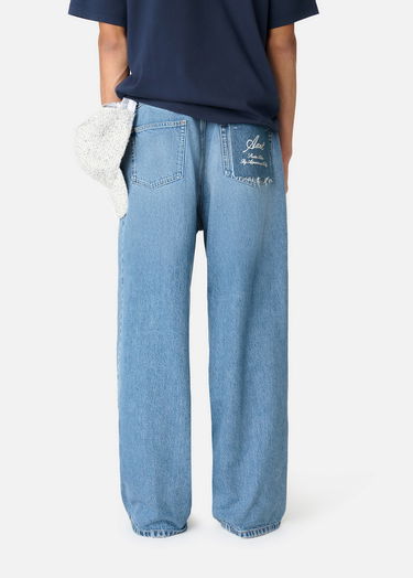 Džínsy AXEL ARIGATO Relaxed Fit Jeans Modrá | A2949002, 3