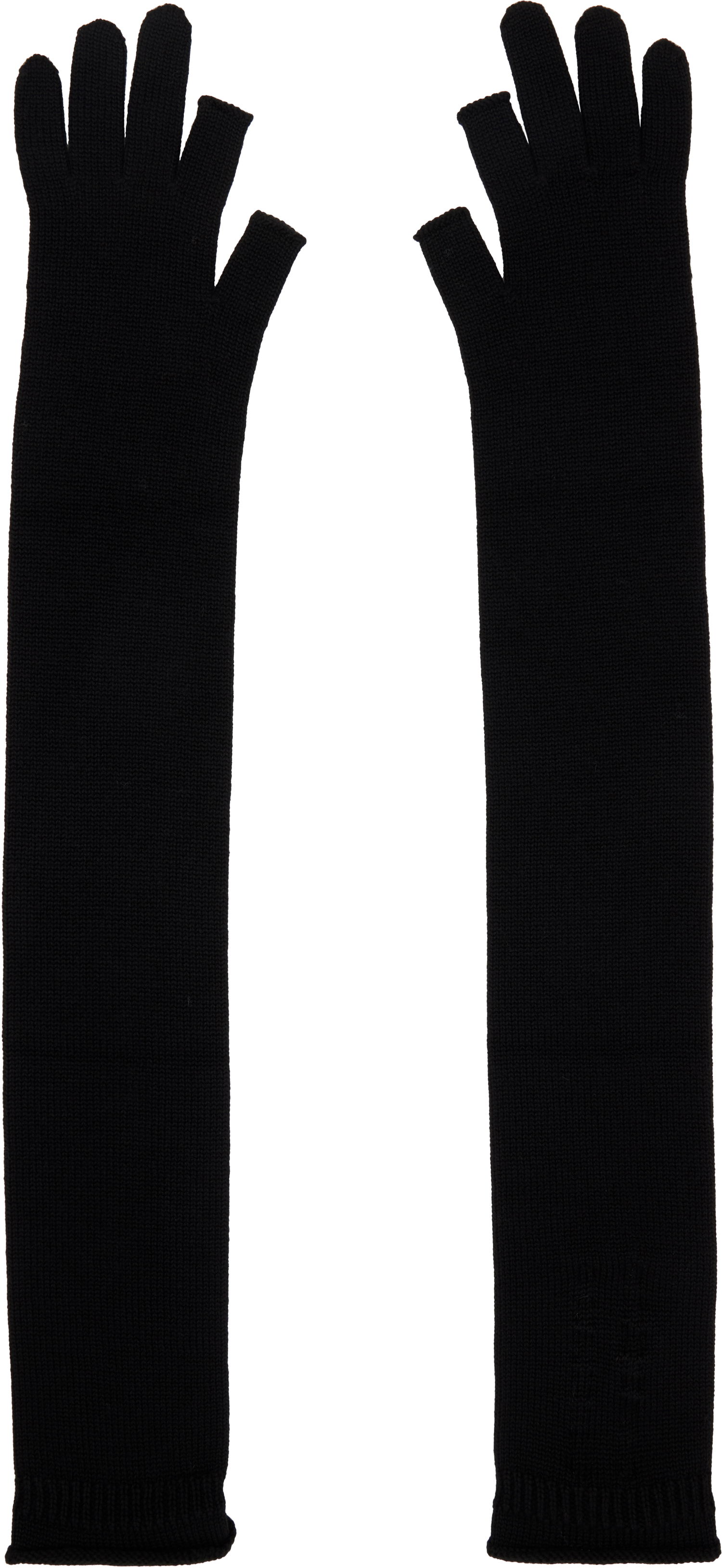 Rukavice Rick Owens Rick Owens Concordians Rasato Knit Opera Gloves Čierna | RP02E4491 M, 1