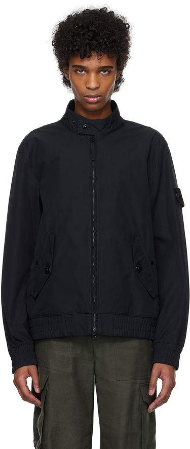 Bomber bunda Stone Island Stone Island Weatherproof Canvas Bomber Jacket Čierna | K1S15 4100026 S00F1, 0
