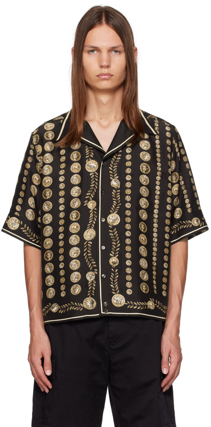 Košeľa Dolce & Gabbana Brown Coin Shirt Hnedá | G5LC9THI1LQ, 0