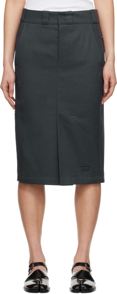 Sukňa Maison Margiela Maison Margiela Skater Chino Midi Skirt Šedá | S51ME0028 S54042, 0