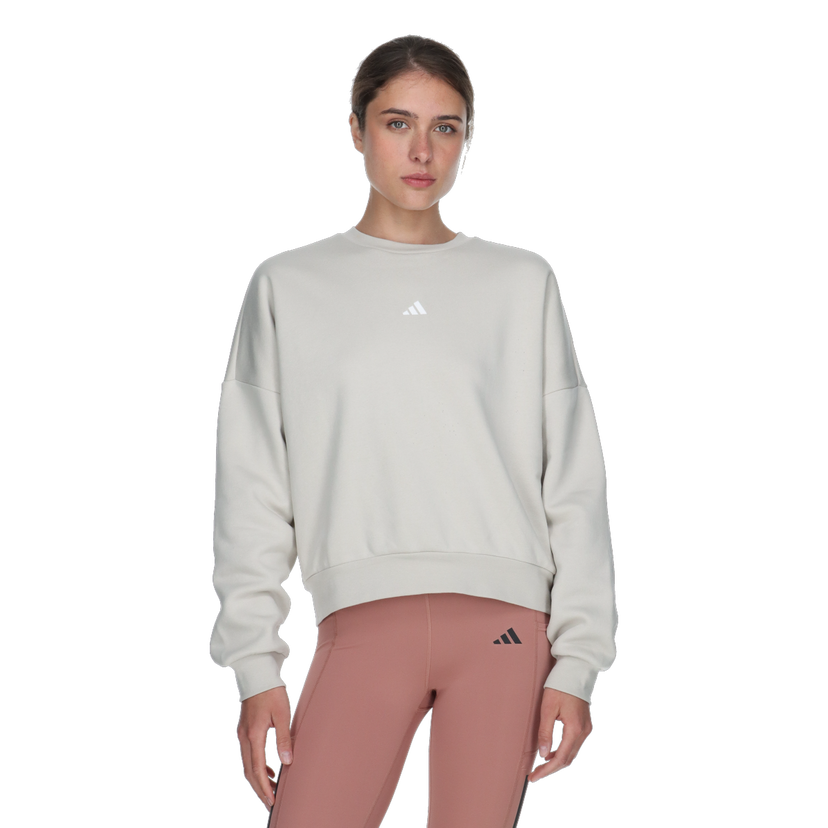 Mikina adidas Originals Studio Lounge Fleece Sweatshirt Béžová | JI6069