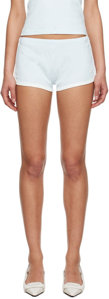 Šortky Courrèges Courrèges Contrast Trim Dolphin Shorts Biela | 223JSH023JS0070, 0