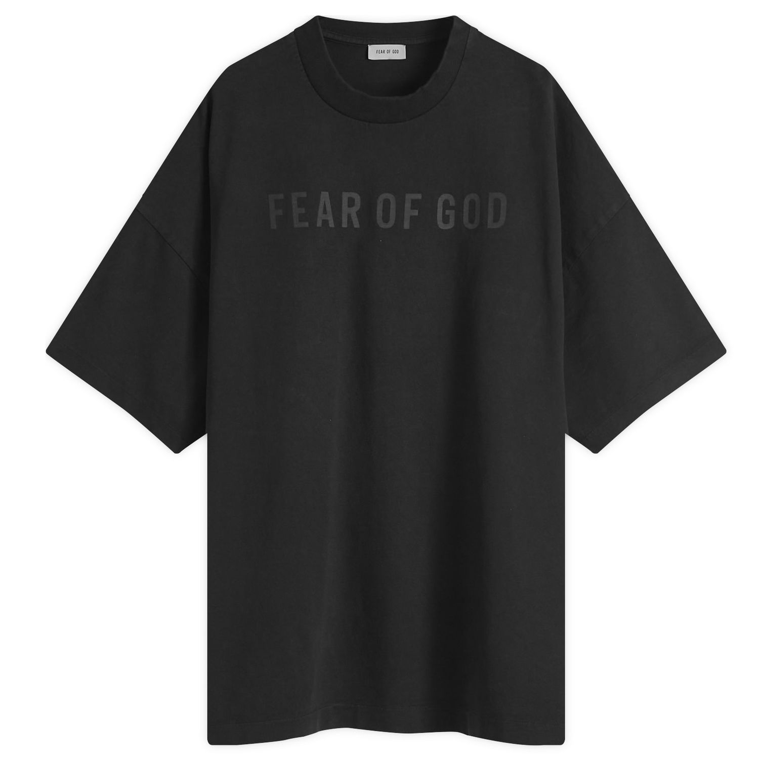 Tričko Fear of God T-Shirt Text Print Čierna | FG24FW50-10155LBHWJ-001, 0