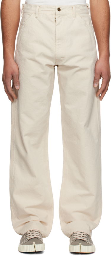 Cargo nohavice Maison Margiela Maison Margiela Five-Pocket Jeans Béžová | S50LA0235 M35261, 0