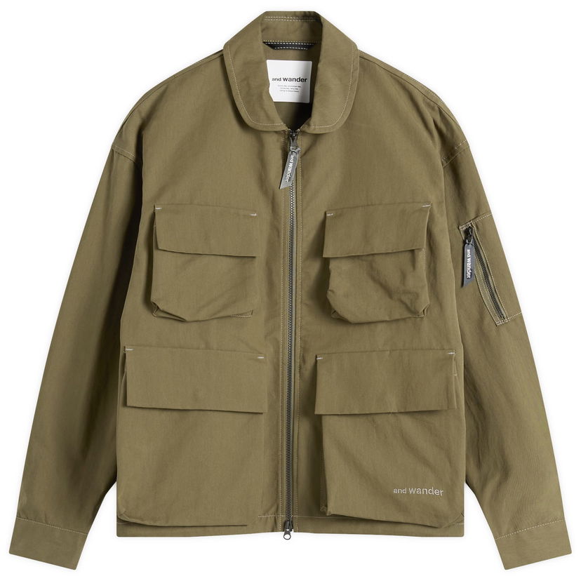Bunda and wander C/PE Twill Field Jacket, Size Small Zelené | 5745281054-180