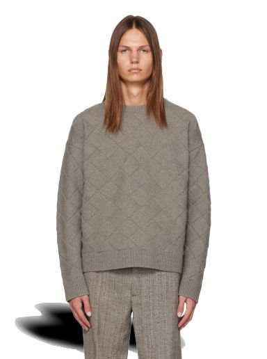 Sveter Bottega Veneta Intreccio Sweater Béžová | 751972 V36Y0