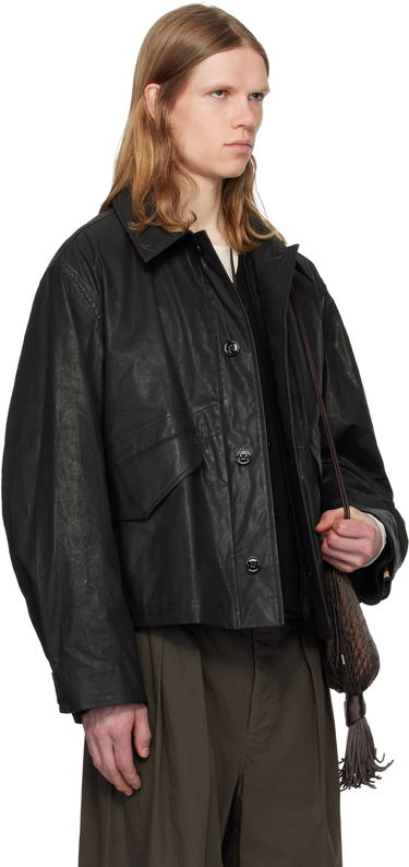 Bomber bunda LEMAIRE Lemaire Biker Jacket Čierna | OW1138 LF1366, 1