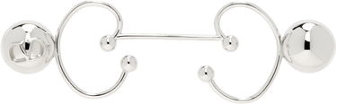 Prsteň Valentino Valentino Logo Piercing Ring Metalická | 6Y0J0T29MET172, 0
