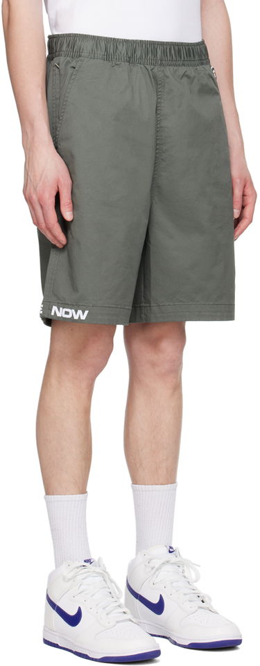Šortky AAPE by A Bathing Ape AAPE by A Bathing Ape Embroidered Shorts Zelené | AAPSPMA668XXMKHR, 1